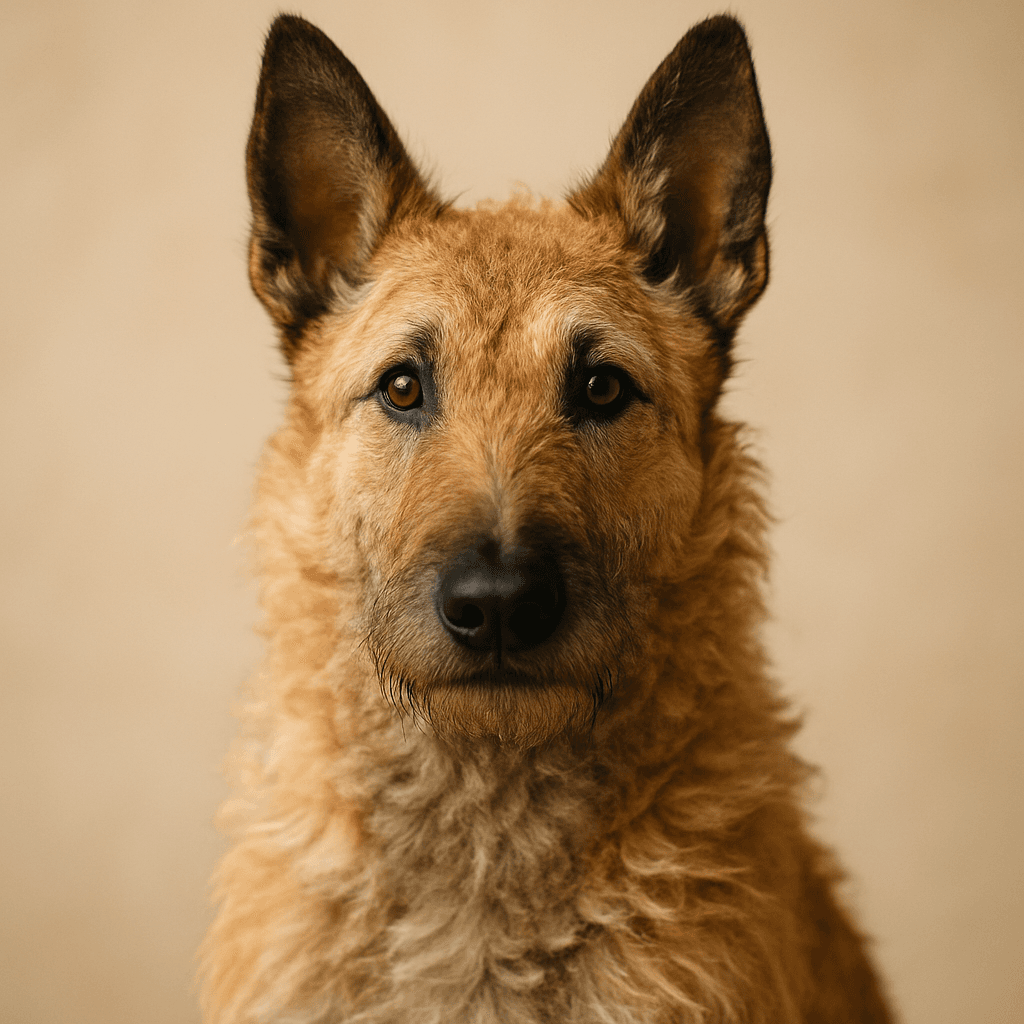 Belgian Shepherd Dog (Laekenois) front view