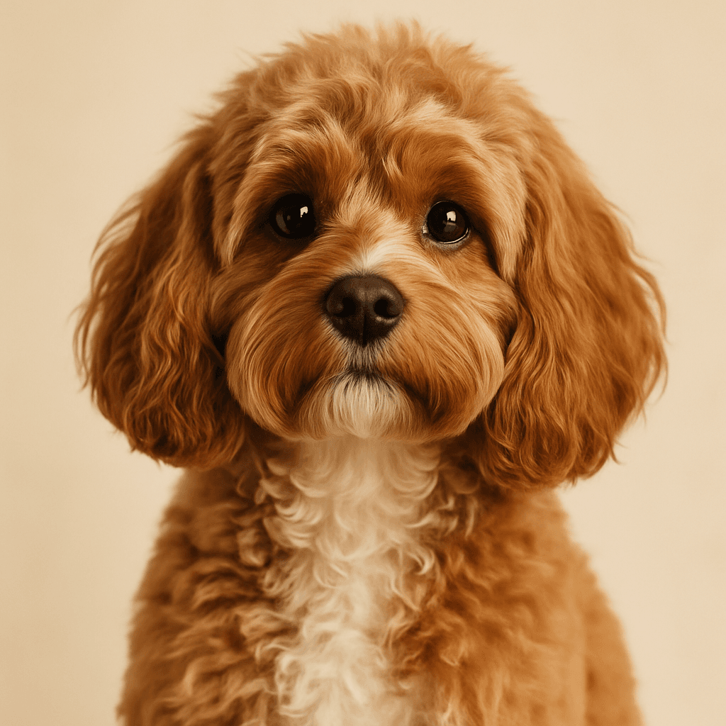 Cavapoo front view